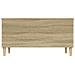 Tavolino Salotto Rovere Sonoma 90x44,5x45 Cm Legno Multistrato - Foto miniatura 4