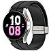 Cinturino In Silicone Con Fibbia Pieghevole Black S Samsung Galaxy Watch5 Pro - Foto miniatura 3