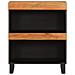 Credenza 60x33x75 Cm In Legno Massello Di Acacia - Foto miniatura 3
