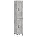 Credenza Grigio Cemento 34,5x34x180 Cm In Legno Multistrato - Foto miniatura 2