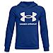 Felpa Con Cappuccio Bambino Under Armour Rival Fleece Azzurro - Foto miniatura 1