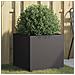 Fioriera Nera 49x47x46 cm in Acciaio - Foto miniatura 3