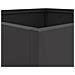 Fioriera Nera 49x47x46 cm in Acciaio - Foto miniatura 5