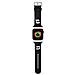 Cinturino Per Apple Watch 38/40/41mm Rubber Nft In Silicone, Nero - Foto miniatura 1