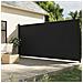 Tenda Da Sole Laterale Retrattile Nera 220x300 Cm - Foto miniatura 1