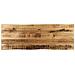 Piano Tavolo Bordi Vivi 110x40x2,5 Cm Legno Di Mango Grezzo - Foto miniatura 1