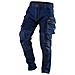 Pantaloni Da Lavoro Denim, Ginocchia Rinforzate, Taglia Xs - Foto miniatura 1
