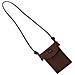 Borsa Per Telefono Minimalista Trapuntata Brown - Foto miniatura 3