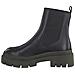 Black Casual Closed Booties Stivaletti Pelle Scarpe Donna Nero Eu 36, 2-26823-29 094 - Foto miniatura 3