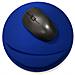 Tappetino Per Mouse Ergonomico Rotondo Con Poggiapolsi Blue - Foto miniatura 1