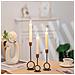 Set Di 3 Candelabri Eleganti Nero E Oro Per Arredare Con Stile La Tua Casa - Foto miniatura 2