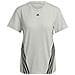Trainicons 3-stripes Tee Hk6976, Donne, Verde, L - Foto miniatura 6