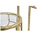 Set Di Tavolini Mf428 - Oro - Metallo - 33x33x70 Cm - Foto miniatura 4