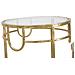 Set Di Tavolini Mf428 - Oro - Metallo - 33x33x70 Cm - Foto miniatura 6