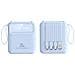 Powerbank 10000mah 20w Con Display Led / Torcia / Cavi Compatti - Foto miniatura 3