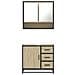 Set Mobili da Bagno 2 pz Rovere Sonoma in Legno Multistrato - Foto miniatura 5