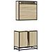 Set Mobili da Bagno 2 pz Rovere Sonoma in Legno Multistrato - Foto miniatura 7
