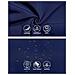 Giacca Leggera Con Cappuccio, Elegante Blu Navy Taglia S - Foto miniatura 2