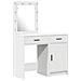 Tavolo da Trucco con cassetto 2 pcs Bianco 50 x 41 x 135 cm - Foto miniatura 1