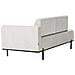 Chaise Longue Savasse Lino Sintetico Grigio Chiaro - Foto miniatura 4