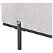 Chaise Longue Savasse Lino Sintetico Grigio Chiaro - Foto miniatura 6