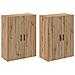 Armadi da Muro 2 pcs rovere artigianale 69.5 x 34 x 90 cm - Foto miniatura 1