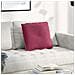Cuscino per Schiena Rosso Vino 50 x 45 cm Tessuto in Cords - Foto miniatura 2