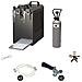 Set Completo Spillatore Birra Dispenser Birra Macchina Per Birra - Stream 80 2-linee 90 Litri /h - Dry Cooler Keg Adattatore Da 5 Litri Keg 2 Type D - Foto miniatura 2