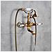 Set rubinetto per vasca e lavabo, Blackswan, tipo M40.3, modello bronzo antico, misura 20 cm - Foto miniatura 2