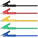Cavo Di Misura Per Multimetro - Coccodrillo 1000v 15a Nero | Lunghezza 100 Cm, Diametro 4 Mm | Test Elettrici Professionali - Foto miniatura 2