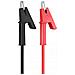 Cavo Di Misura Per Multimetro - Coccodrillo 1000v 15a Nero | Lunghezza 100 Cm, Diametro 4 Mm | Test Elettrici Professionali - Foto miniatura 4