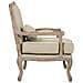 Poltrona In Legno Beig 64x72x92 - Foto miniatura 3