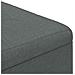 Pouf contenitore Grigio scuro 80 x 80 x 45 cm Tessuto - Foto miniatura 7