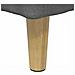 Pouf contenitore Grigio scuro 80 x 80 x 45 cm Tessuto - Foto miniatura 8