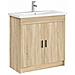 Lavabo da bagno Cromato 81 x 40 x 17,5 cm Metallo - Foto miniatura 2