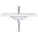 Lavabo da bagno Cromato 81 x 40 x 17,5 cm Metallo - Foto miniatura 3
