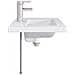 Lavabo da bagno Cromato 81 x 40 x 17,5 cm Metallo - Foto miniatura 4
