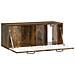 Mobile Porta TV da Muro Rovere Fumo 78,5 x 31 x 30 cm - Foto miniatura 3