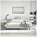 Struttura letto senza Materasso Grigio Chiaro 193x203 cm matrimoniale Velluto - Foto miniatura 3