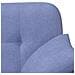 Loveseat con bottoni imbottiti Blu jeans 120 x 65 x 79 cm - Foto miniatura 7