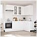 Unità Cucina LYON 8 pz Bianco Legno ingegnerizzato - Foto miniatura 2