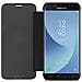 Custodia A Libro Clear View Effetto Specchio Per Samsung Galaxy J3 2017 - Nera - Foto miniatura 8