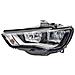 Proiettore Faro Destro Dx Audi A3 (8v1-8va) 5/14> H7-h7-h15 - Foto miniatura 1