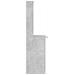 Scrivania Mensole Grigio Cemento 110x45x157cm Legno Multistrato - Foto miniatura 4