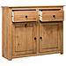 Credenza 93x40x80 cm in Legno Massello di Pino Panama Range - Foto miniatura 5