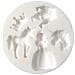 Mini Stampo In Silicone Per Pasta Fimo - Unicorno E Principessa - Foto miniatura 1