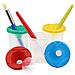 Spill Proof Tazze Paint 4 Colori Senza Fuoriuscita Di Tazze Di Vernice Con Coperchi E 4 Spazzole Di Pittura Per Bambini Pezzi Assortiti Colorati - Foto miniatura 2