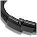 Bracciale da Uomo in Pelle, ""Ring"", 23cm, Nero - Foto miniatura 12
