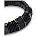 Bracciale da Uomo in Pelle, ""Ring"", 23cm, Nero - Foto miniatura 13