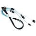 Super Micro - Internes Sas-kabel - 1x8 Slim Sas (sff-8654) (m) Links Gewinkelt Bis Sata (m) - 70 Cm (cbl-sast-0827) - Foto miniatura 1